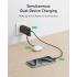 Anker Power Bank USB C Charger Block, 3-in-1 5,000mAh Portable Charger with Built-in USB-C Cable and Foldable AC Plug, 30W Max Compact Battery Pack, for iPhone 15 Series, Galaxy, MacBook, and More - Black